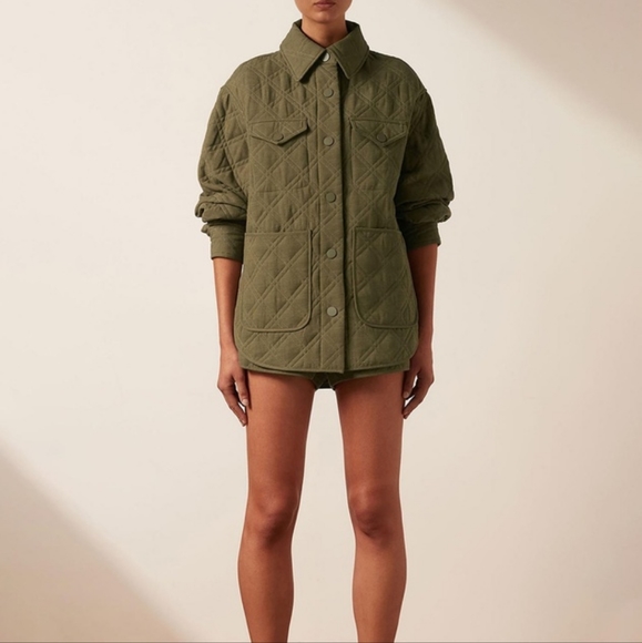 Shona Joy - Alessia Oversized Quilted jacket - 16 - Picture 5 of 5